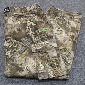 Realtree Max-1 XT Camo Cargo Pants Mens XL Cotton Polyester Hunting Outdoor
